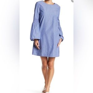 Beach Lunch Lounge | Colette Stripe Smocked Bell Sleeve Dress